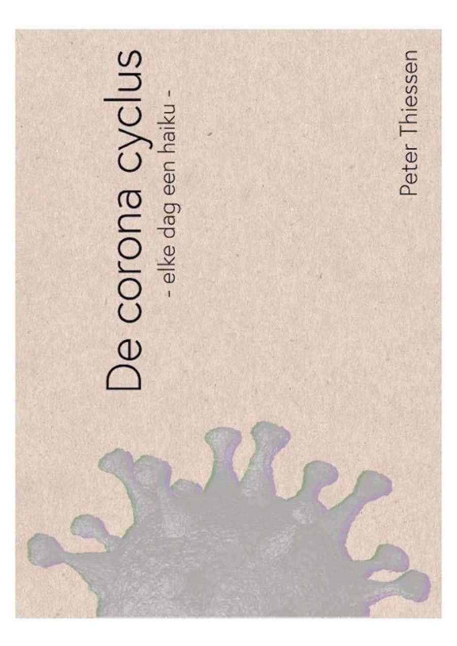 Cover van de gedichtenbundel 'De corona cyclus' van Peter Thiessen